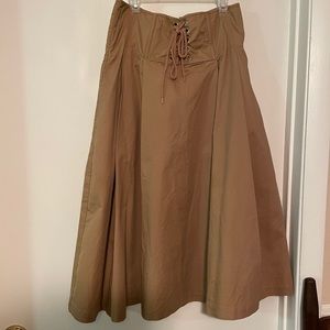 H&M Tan Skirt